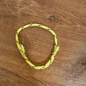 Yellow and Black Rope Bracelet​​​​